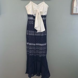 Navy blue Mermaid Dress